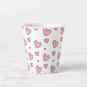 Herzen Muster 21 Milchtasse (Vorderseite)