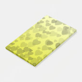 Herzen Muster 22 Post-it Klebezettel (angewinkelt)