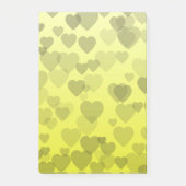 Herzen Muster 22 Post-it Klebezettel (Vorderseite)