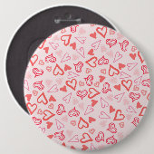 Herzen Muster 23 Button (Vorne & Hinten)