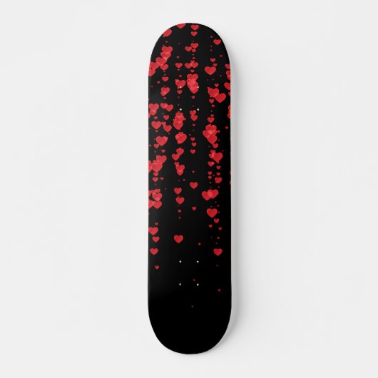 Herzen Muster 24 Skateboard (Vorne)