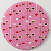Herzen Muster 27 Button (Vorderseite)