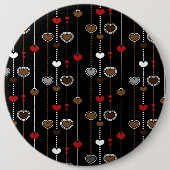 Herzen Muster 28 Button (Vorderseite)