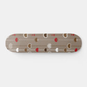 Herzen Muster 29 Skateboard (Horizontal)