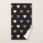 Herzen Muster 30 Badhandtuch Set (Handtuch)