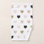 Herzen Muster 31 Badhandtuch Set (Handtuch)
