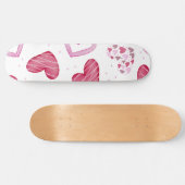 Herzen Muster 36 Skateboard (Horizontal)