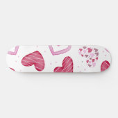 Herzen Muster 36 Skateboard (Horizontal)