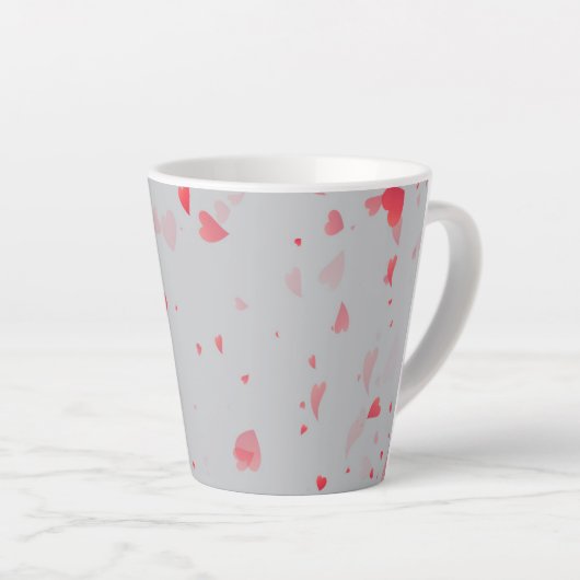 Herzen Muster 37 Milchtasse (Rechte Ecke)