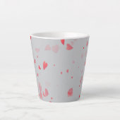 Herzen Muster 37 Milchtasse (Vorderseite)
