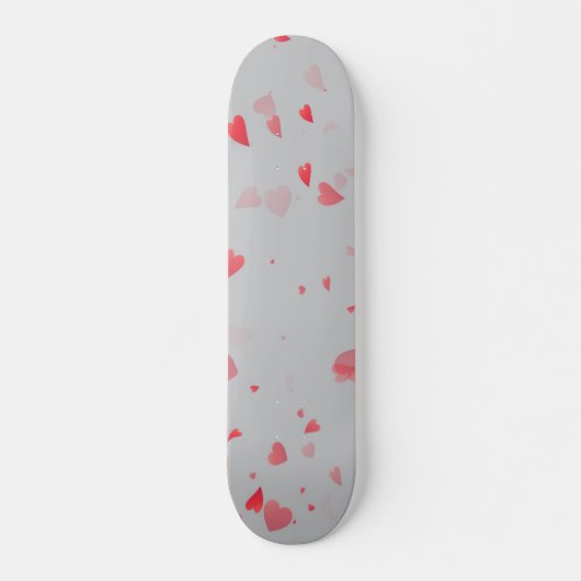 Herzen Muster 37 Skateboard (Vorne)