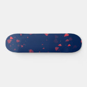 Herzen Muster 40 Skateboard (Horizontal)