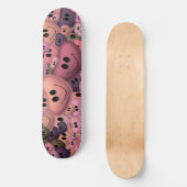 Herzen Muster Ästhetik Skateboard (Vorderseite)