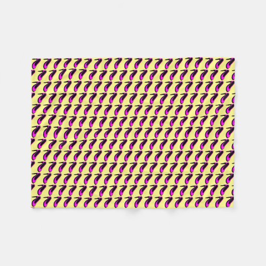 HERZEN, MUSTER FLEECEDECKE (Vorderseite (Horizontal))