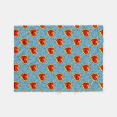 HERZEN, MUSTER FLEECEDECKE (Vorderseite (Horizontal))