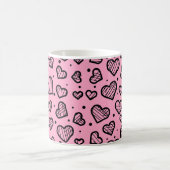 Herzen Muster - Inspiriert vom Valentinstag Kaffeetasse (Mittel)