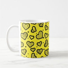 Herzen Muster - Inspiriert vom Valentinstag  Kaffeetasse