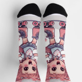 Herzen-Muster Socken (Oben)
