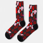 Herzen-Muster Socken (Linkes Detail)
