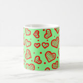 Herzen Muster - Valentinstag inspiriert Kaffeetasse (Mittel)