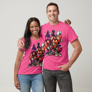 Herzen-Party-T-Shirt T-Shirt