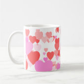 Herzen - Personalizable Kaffeetasse (Links)