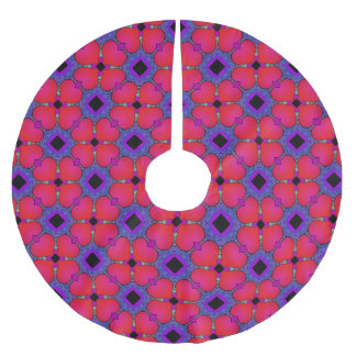 Herzen Polyester Weihnachtsbaumdecke