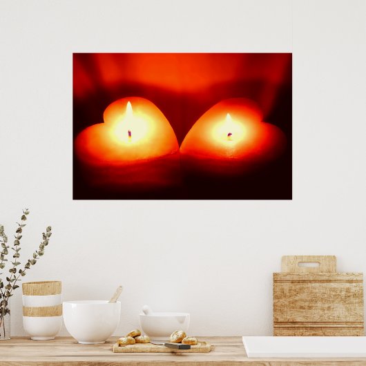 Herzen Poster (Küche)