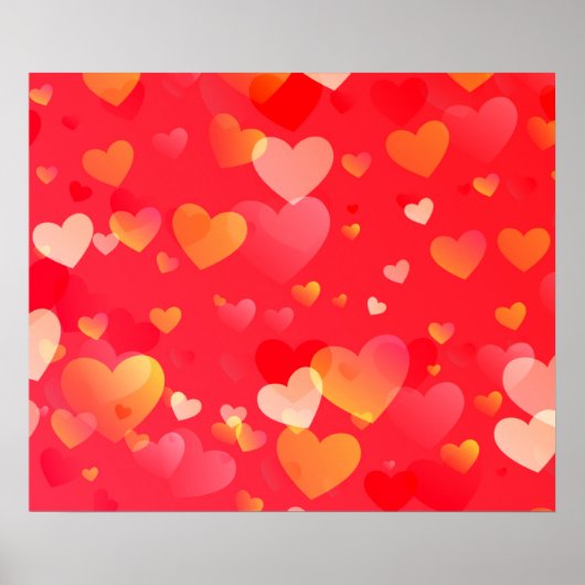 Herzen Poster (Vorne)