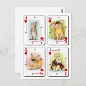 HERZEN POSTKARTE (Vorne/Hinten)