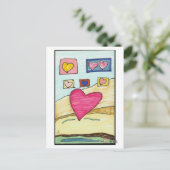 Herzen, Postkarte (Stehend Vorderseite)