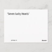 Herzen, Postkarte (Rückseite)