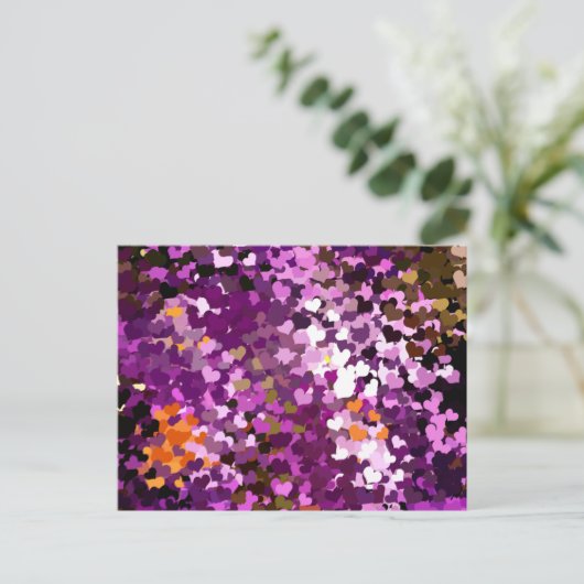 HERZEN POSTKARTE (Stehend Vorderseite)