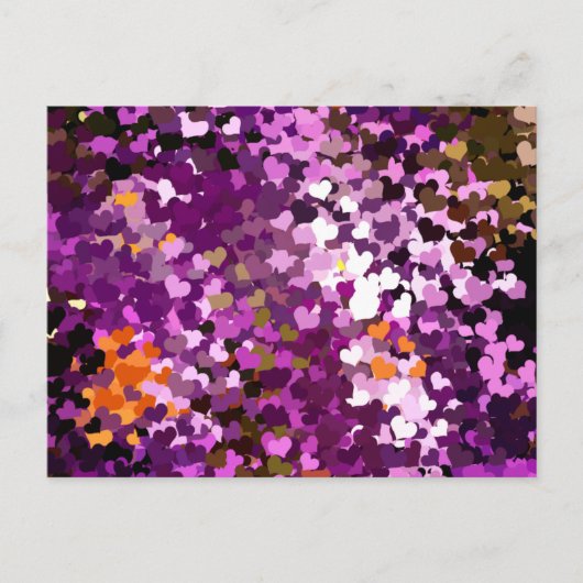 HERZEN POSTKARTE (Vorderseite)