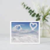 HERZEN POSTKARTE (Stehend Vorderseite)