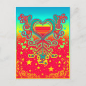 herzen postkarte (Vorderseite)