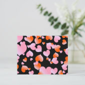 Herzen Postkarte (Stehend Vorderseite)