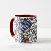 - Herzen, Reben u. Augen Tasse (Vorderseite Links)