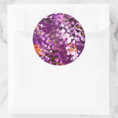 HERZEN RUNDER AUFKLEBER (Tasche)