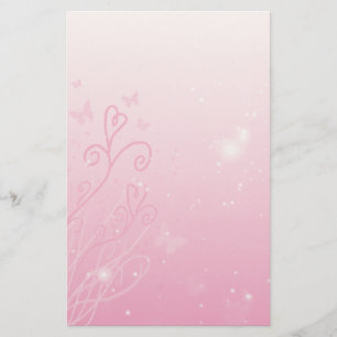 Herzen, Schmetterlinge n spielt stationäres die Briefpapier