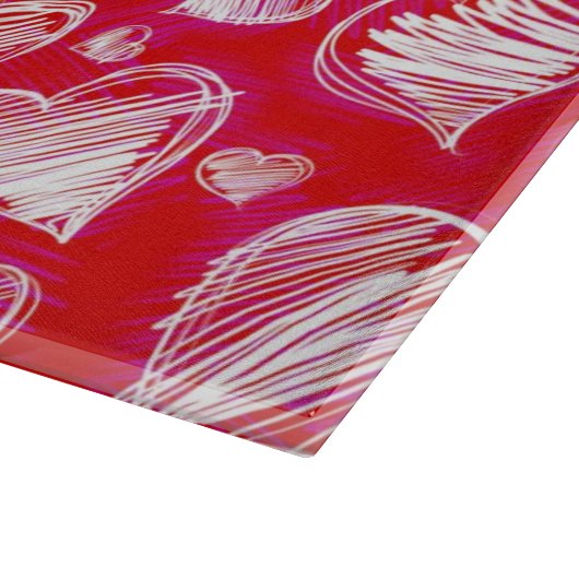 Herzen Schneidebrett (Ecke)