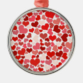 HERZEN SILBERNES ORNAMENT (Vorne)