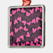 Herzen Silbernes Ornament (Links)