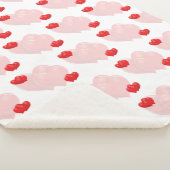 Herzen sind schwere Herzen Sherpadecke (3/4)