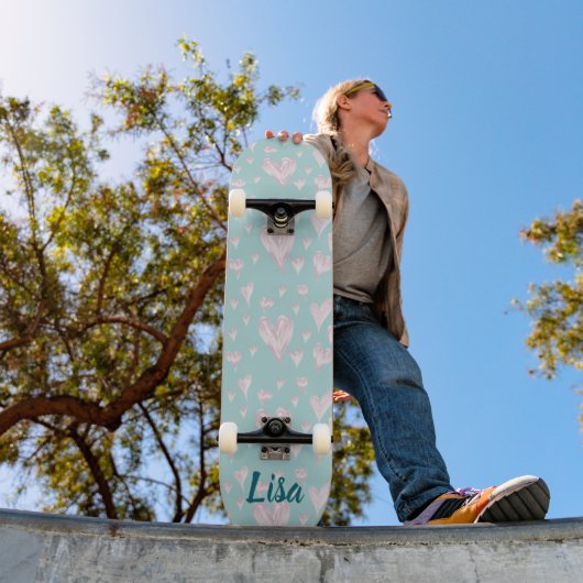 Herzen Skateboard (Außen 1)