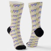 Herzen Socken (Gewinkelt)