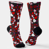 Herzen Socken (Gewinkelt)