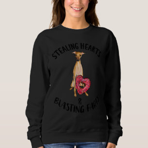 Herzen stehlen, Fürze knallen Italienisches Windsp Sweatshirt