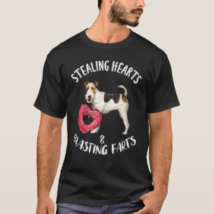Herzen stehlen Furzende Drahthaar-Foxterrier Va T-Shirt