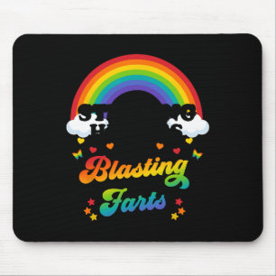 Herzen stehlen und Furze loslassen, lustiger Valen Mousepad